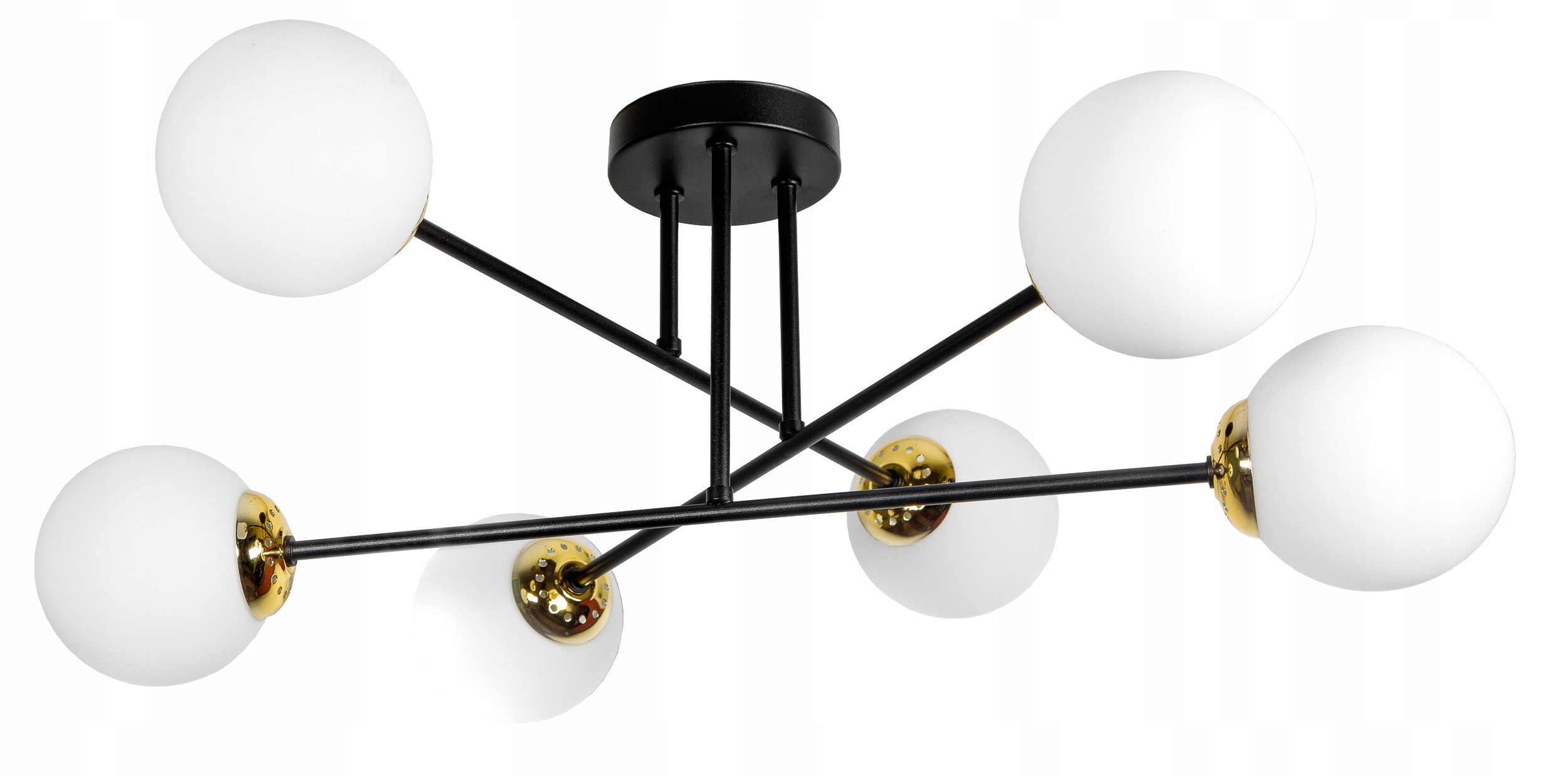 

Szklana Lampa Wisząca Sufitowa Żyrandol Plafon Led