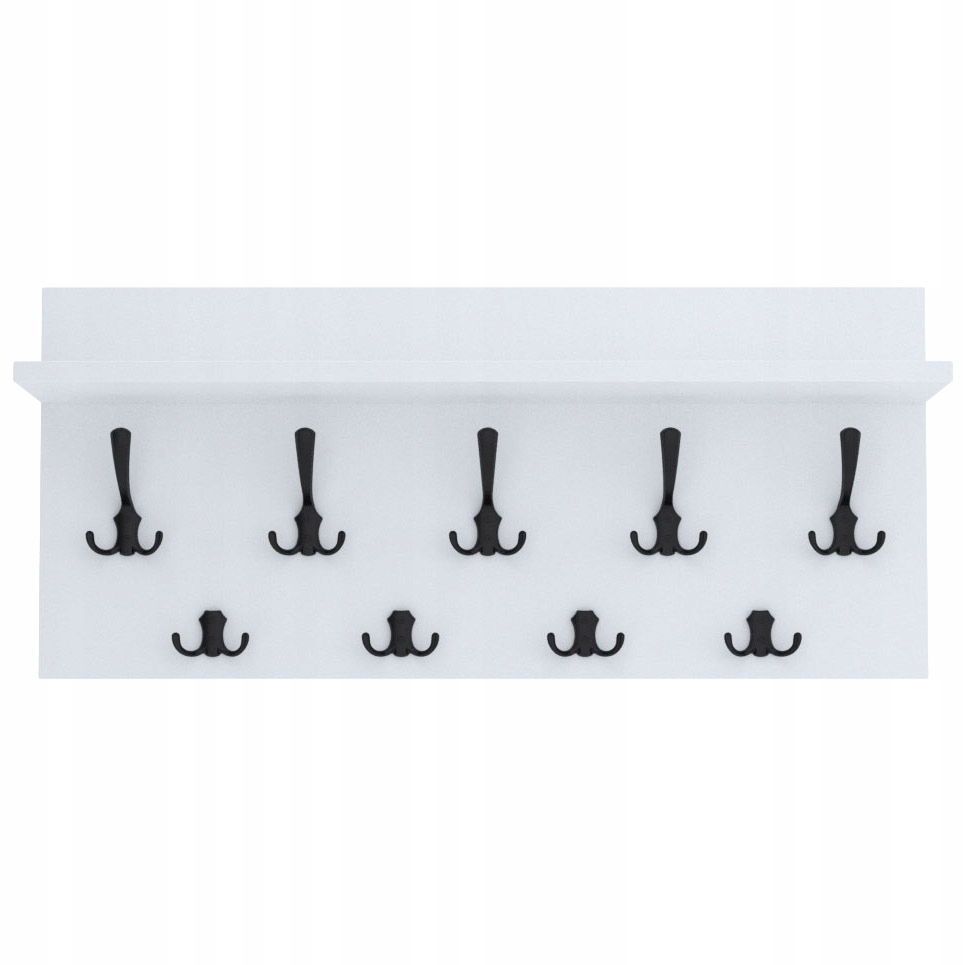 

Wieszak Na Ubrania 9 Uchwytów Przedpokój Ścienny