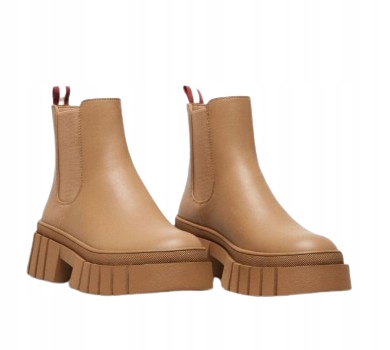 Springfield Dámské Kotníkové Boty Hnědé S Elastickým Bokem 39 3_A