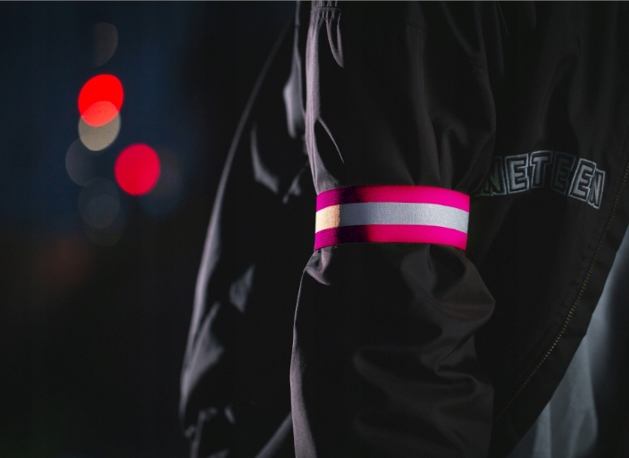 OPASKA ODBLASKOWA ELASTYCZNA NA RĘKĘ RZEP ROWER EAN (GTIN) 6970162340297