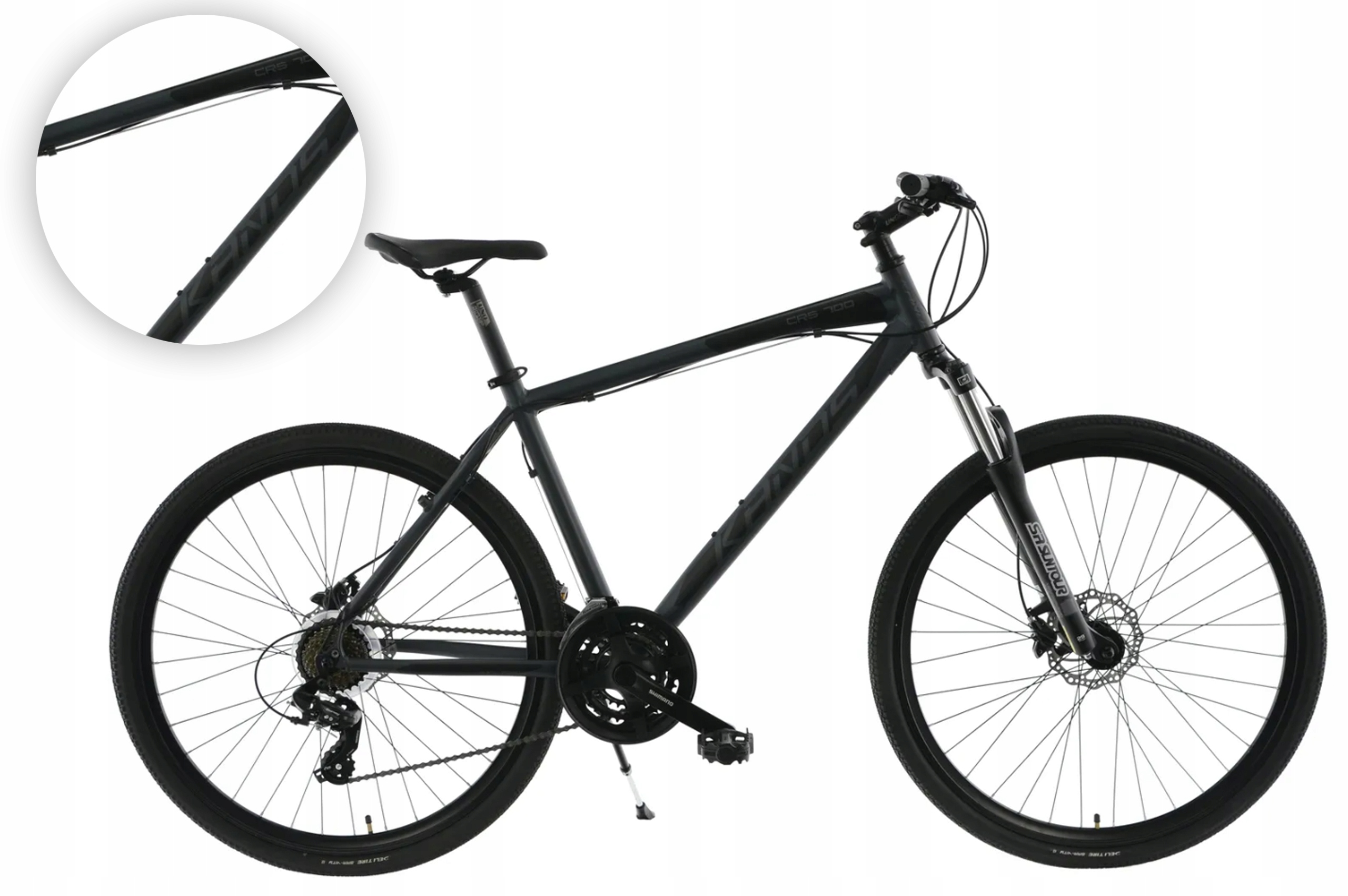 Rower 28 Kands Crs 700 Cross rama 19 grafitowy R23