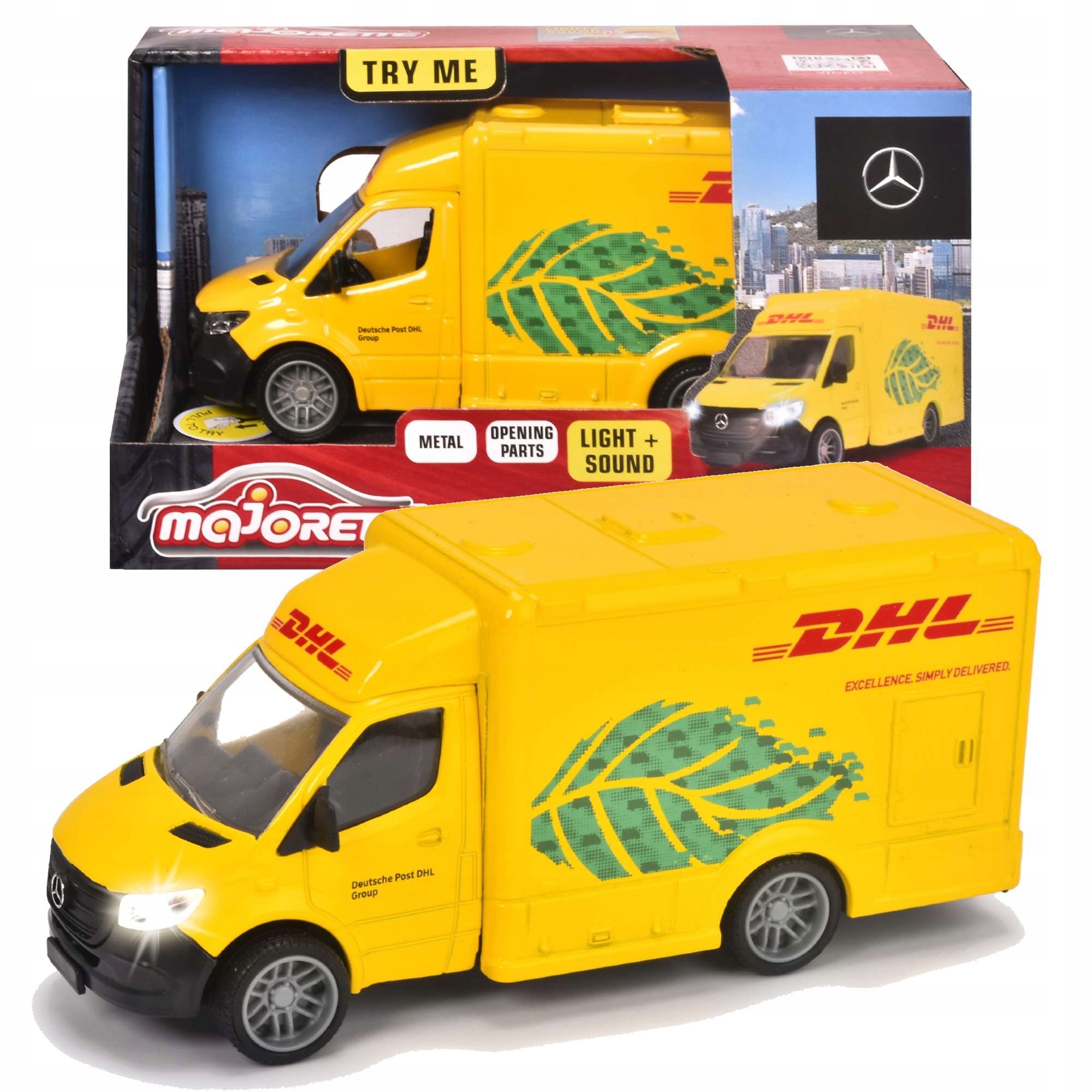 

Majorette Samochód Dhl Mercedes-Benz 3742000