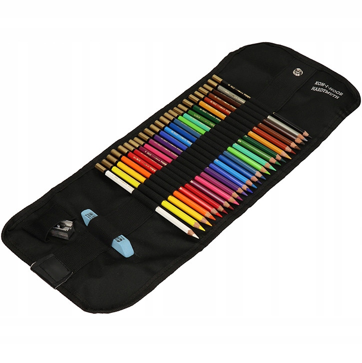 Pastelky Polycolor v pouzdro Koh-I-Noor 24 barev