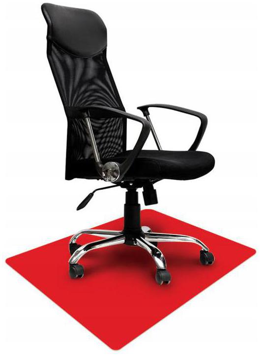 Ochranná Podložka na židli 70x100 Nalepovací Červená