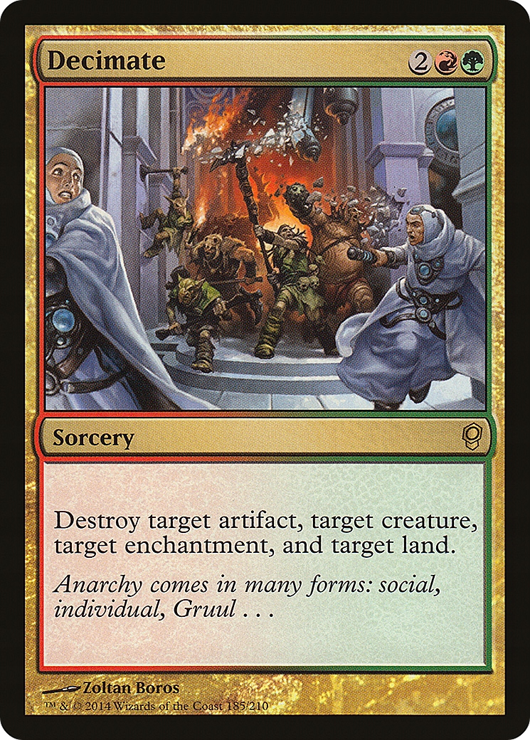 Mtg Decimate (cns) stan Ex
