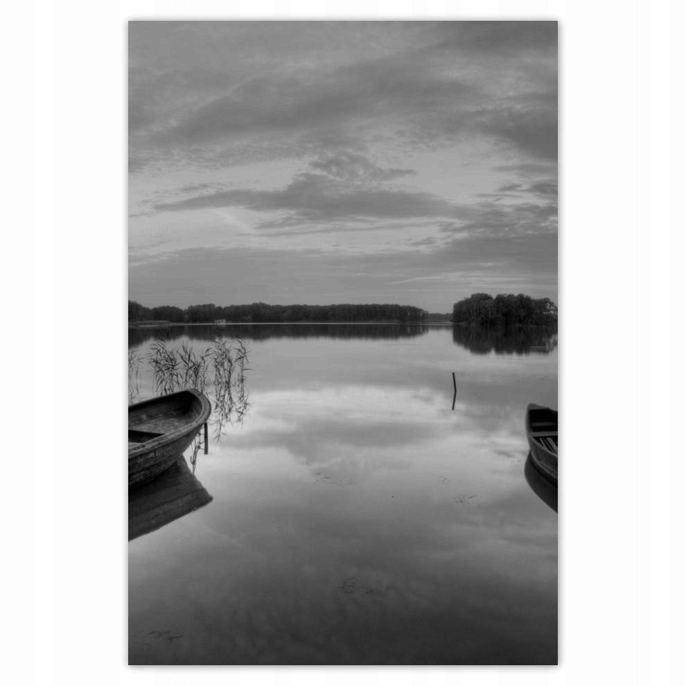 

Plakaty 40x60 łodzie na Jeziorze