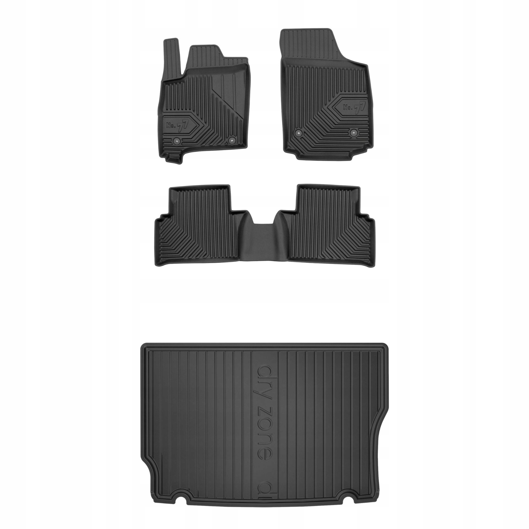 Sada gumových kobercov a rohoží pre Opel Meriva A