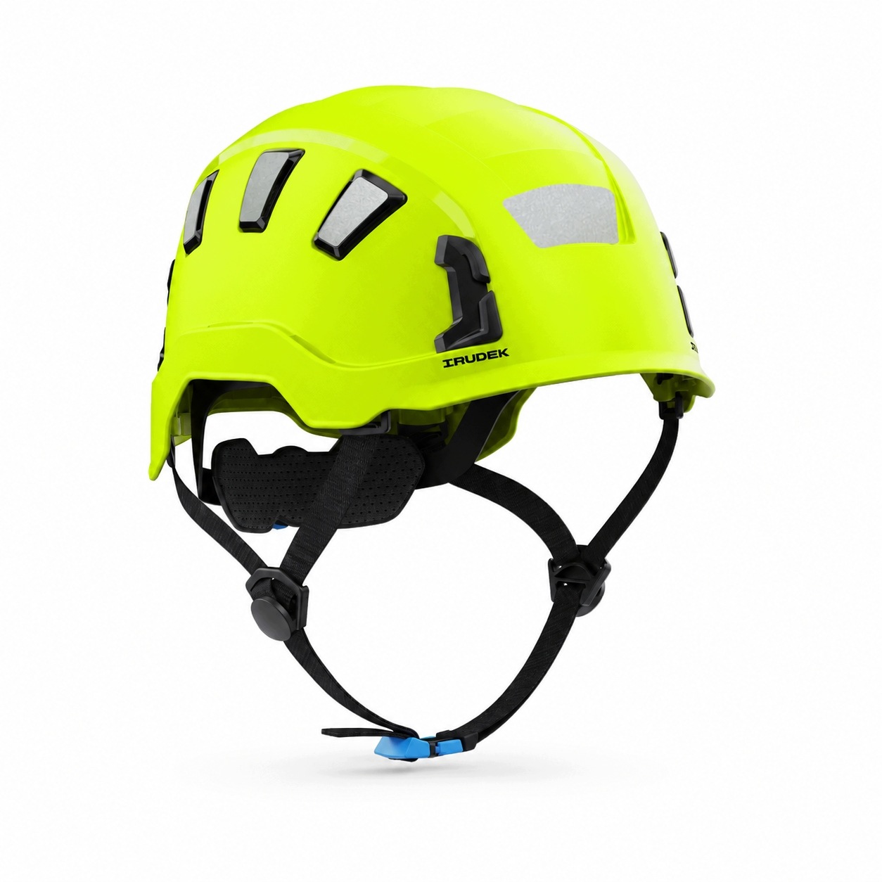 Odvětrávaná přilba Oreka II Vent Hi-viz s otvory pro chrániče sluchu