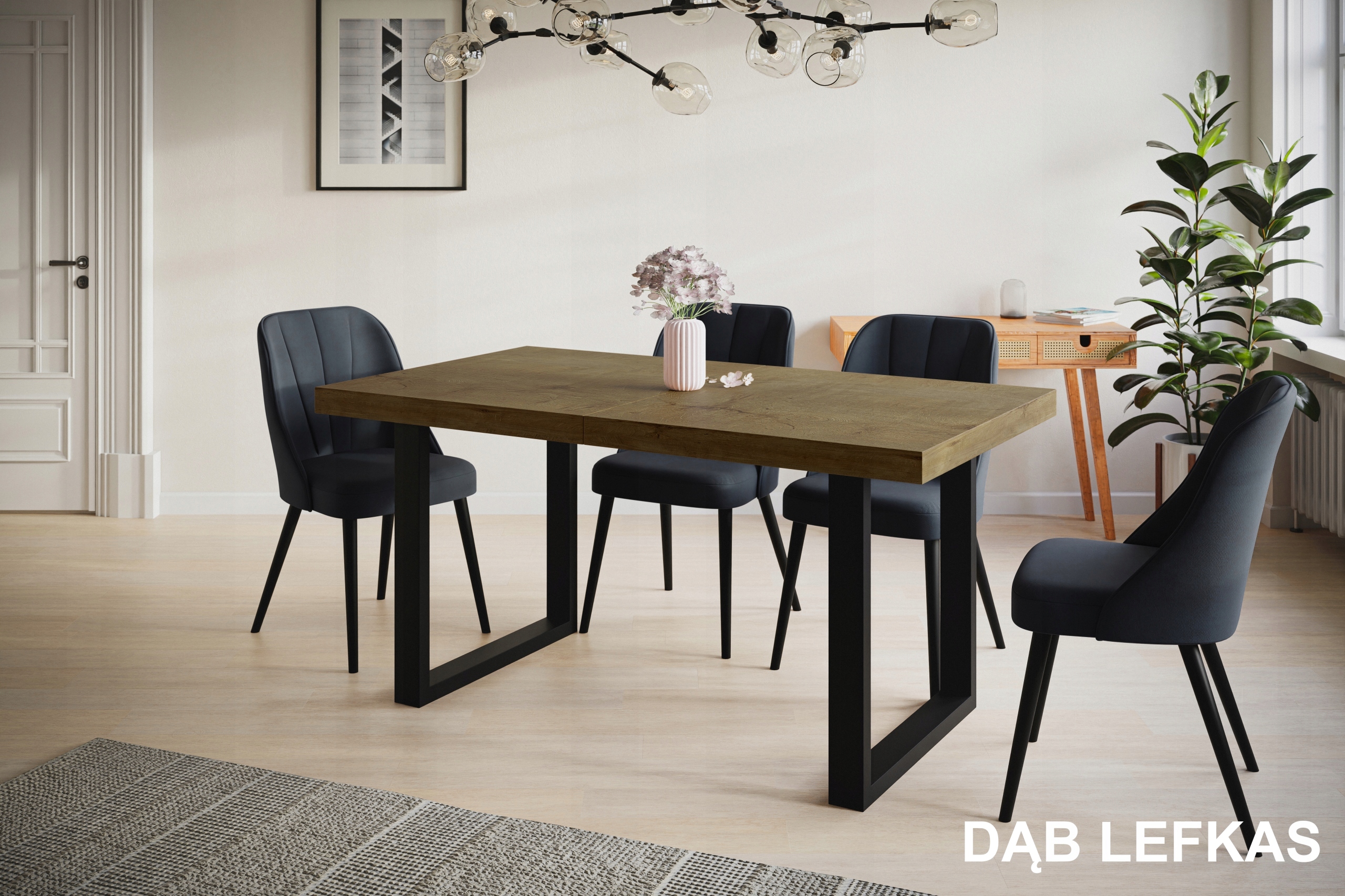 Stół rozkładany 160/260 LOFT metalowe nogi Marka Alpi Meble