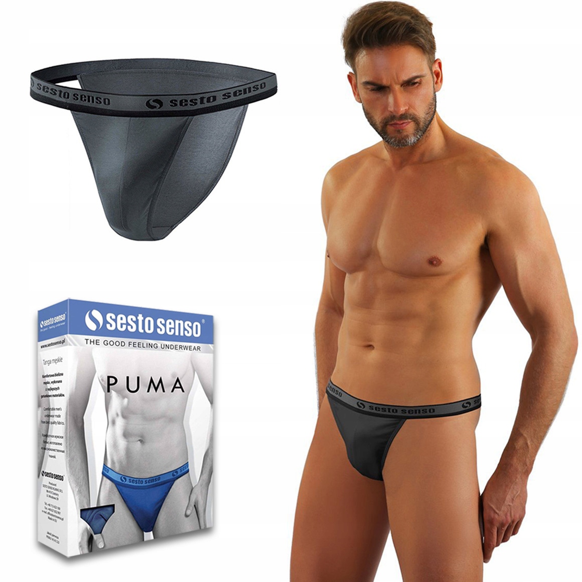 

Sesto Senso Puma slipy męskie tanga - XXL