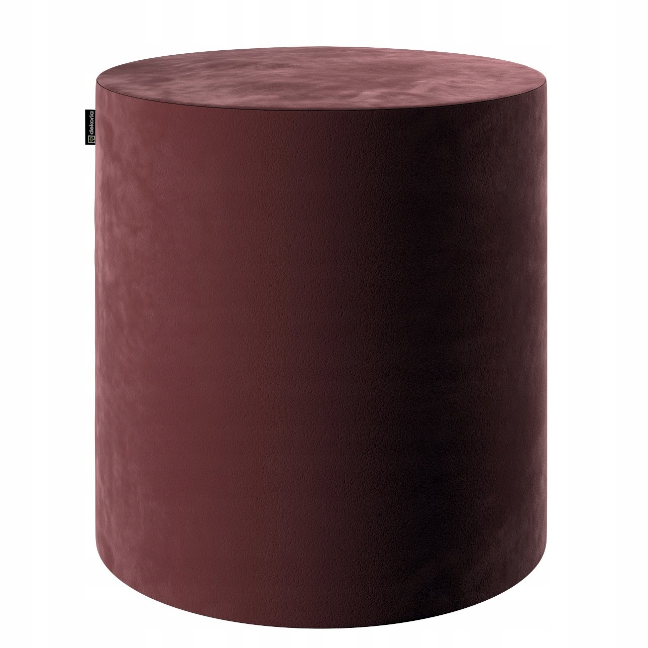 Puf Barrel ø40, výška 40 cm, bordový