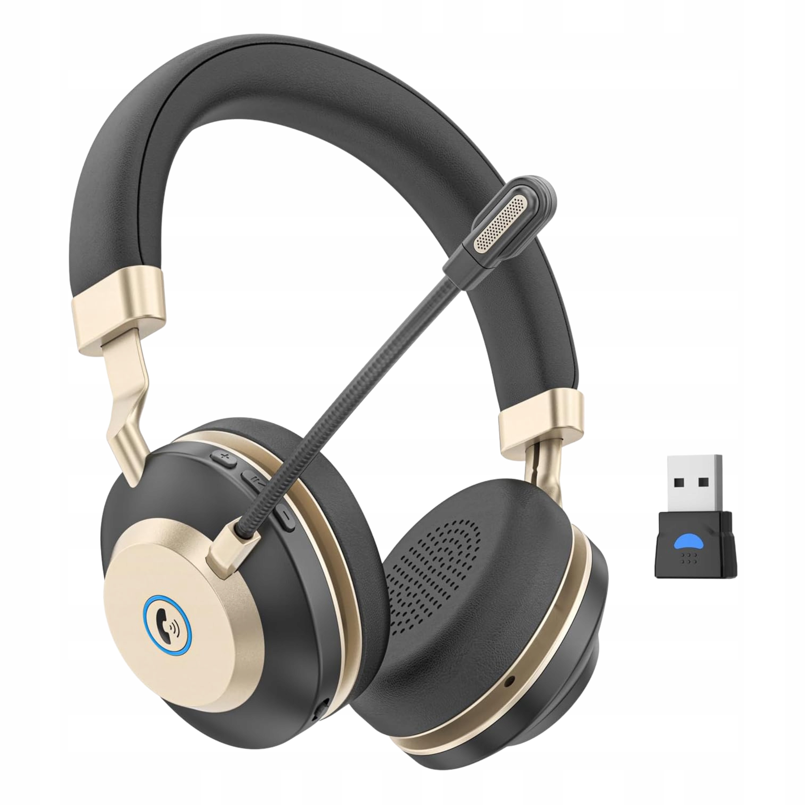 Bezdrátová sluchátka Earbay pro Pc notebook Mikrofon Mute 270 stupňů 40 mm