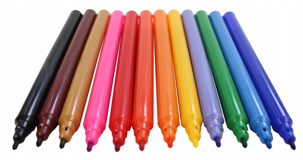 BAMBINO FLAMASTRY MAZAKI 12 KOLORÓW Rodzaj flamastry