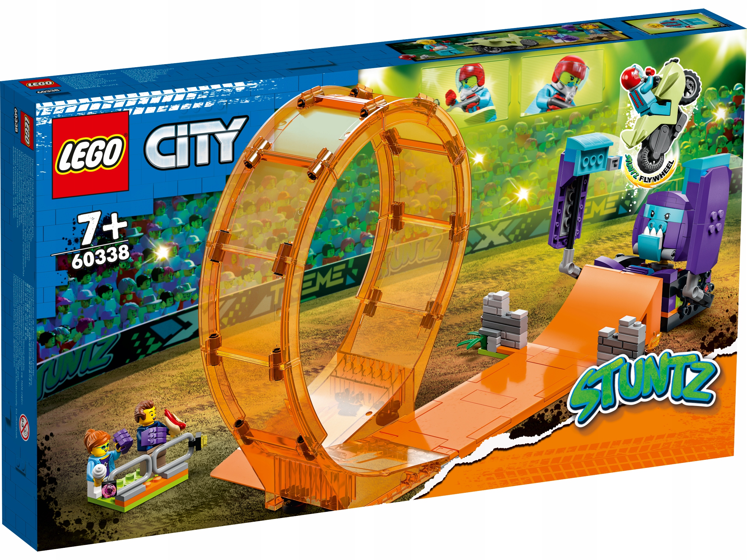 Lego City Kaskadérská smyčka šimpanz demolka 60338