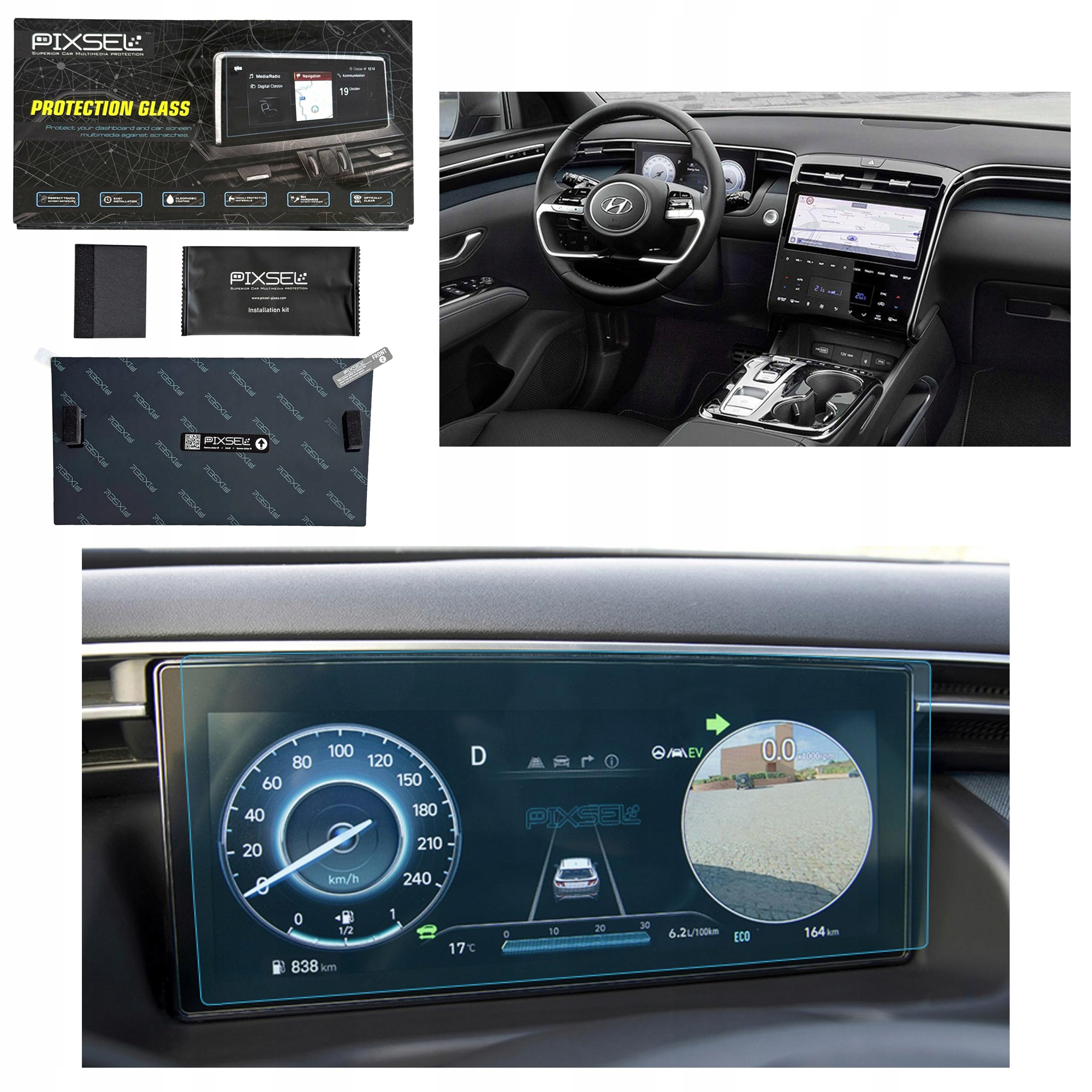 Antyodciskowe Matowe Szkło Ochronne Hyundai TUCSON-11.5“ 2020-2023