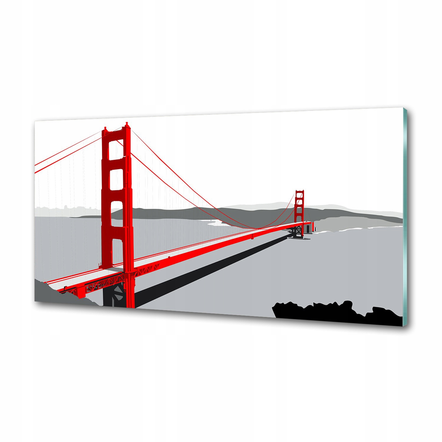 Kuchyňský panel Most San Francisco 120x60 Lepidlo