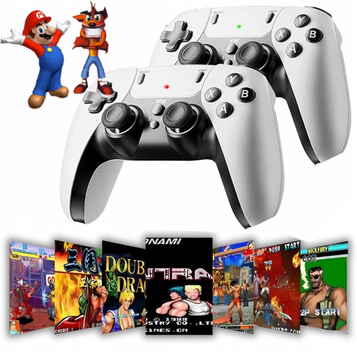 KONSOLA RETRO GAME BOX GRA TELEWIZYJNA HDMI 20000 GIER 2 PADY 15 EMULATORÓW