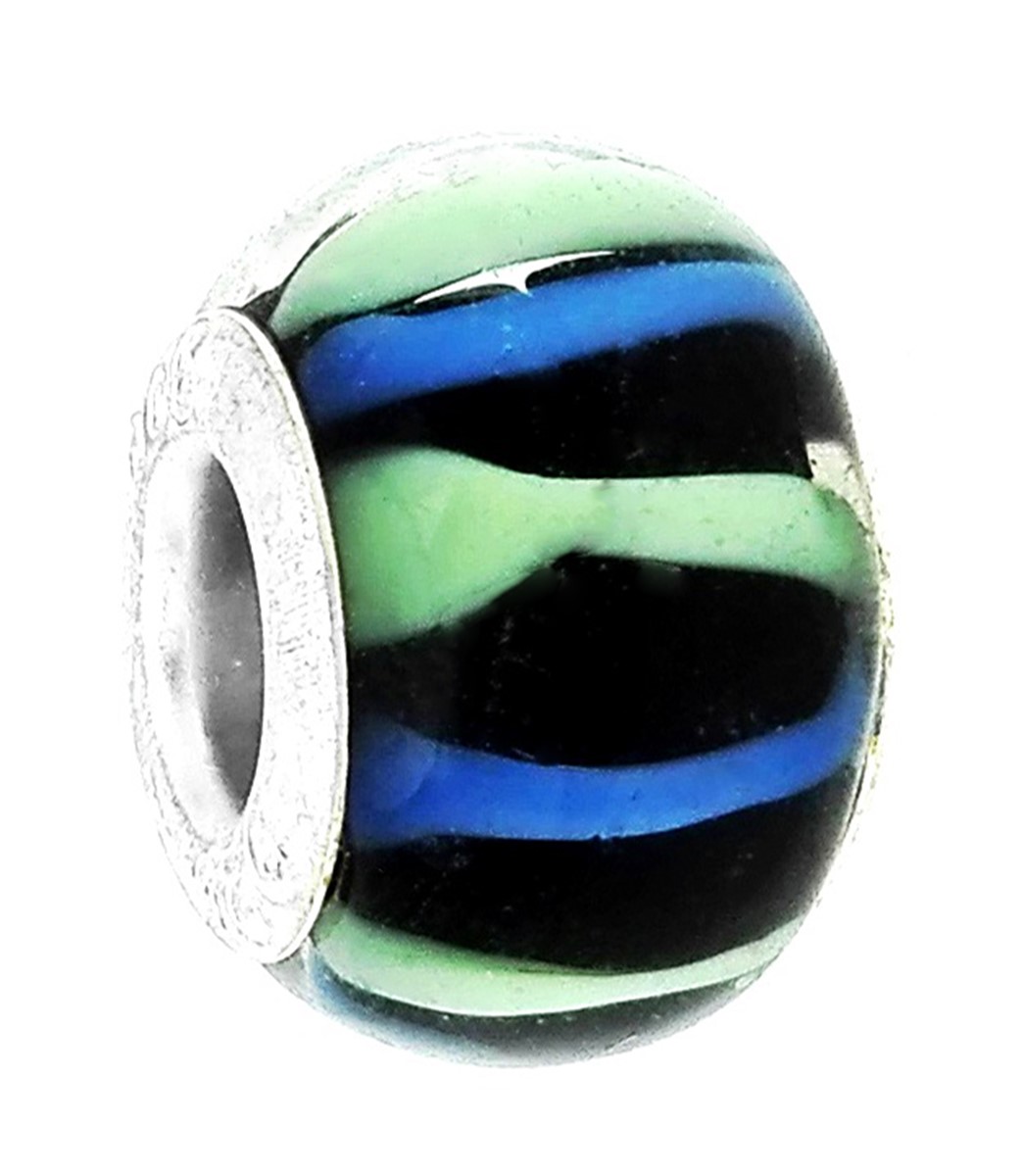 

Zawieszka beads szkło weneckie w paski