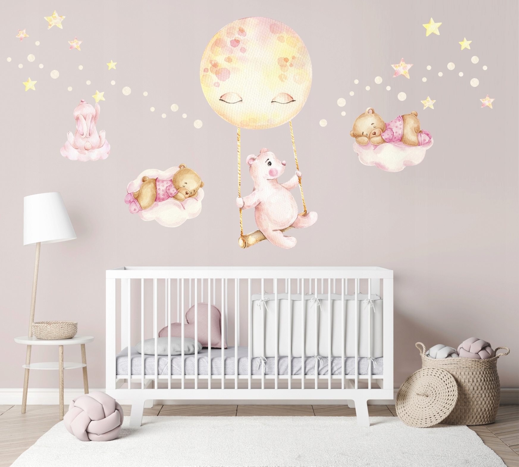 NAKLEJKI NA ŚCIANĘ MISIE CHMURY 50x100cm MC2 Marka inna