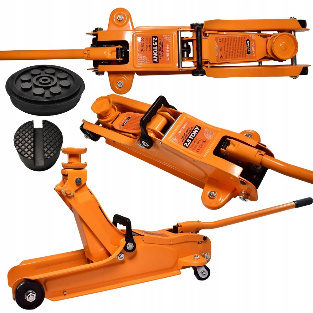 Hever Žaba nízkoprofilový 2.5T zvedák 80 mm 360 mm 2500 kg