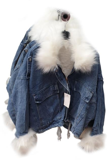 

Kurtka Jeansowa Z Futerkiem Katana Futerko Miś S/m