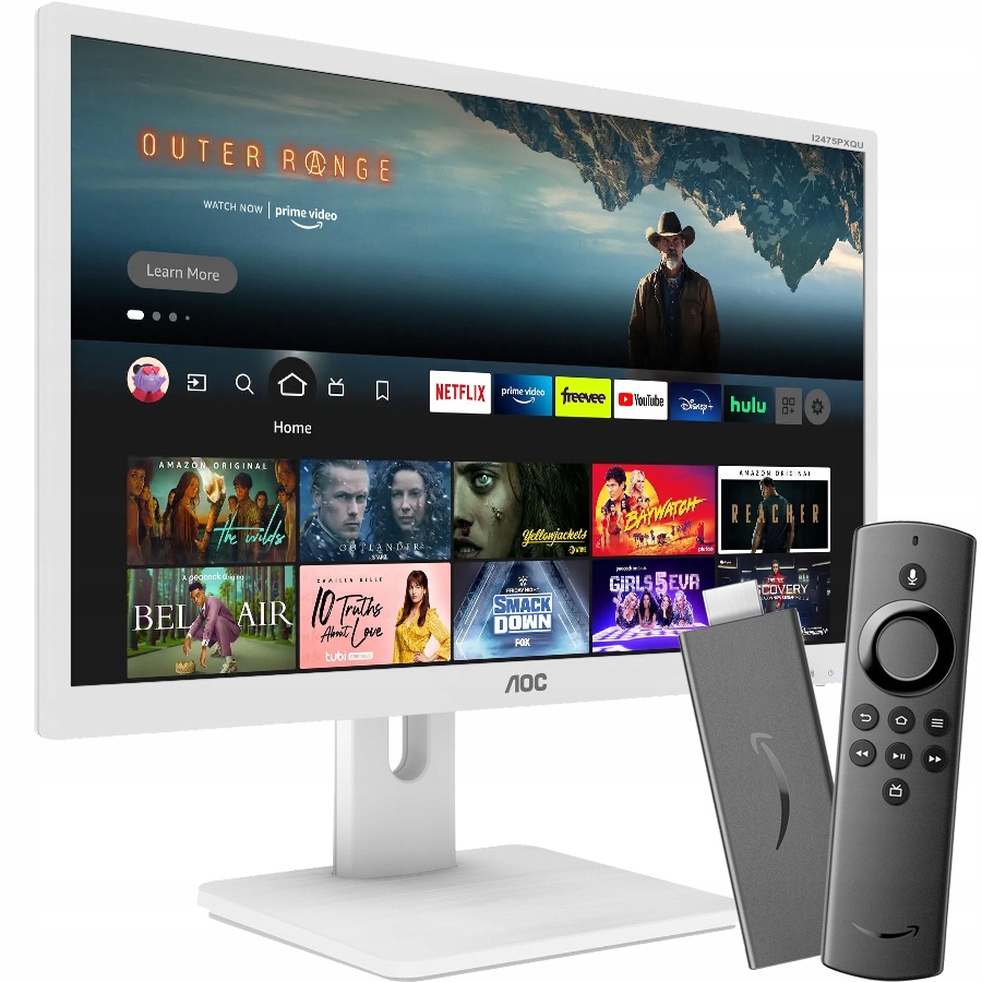 TELEWIZOR MONITOR SMART 24" ANDROID TV FULL HD IPS HDMI wybieranie głosowe