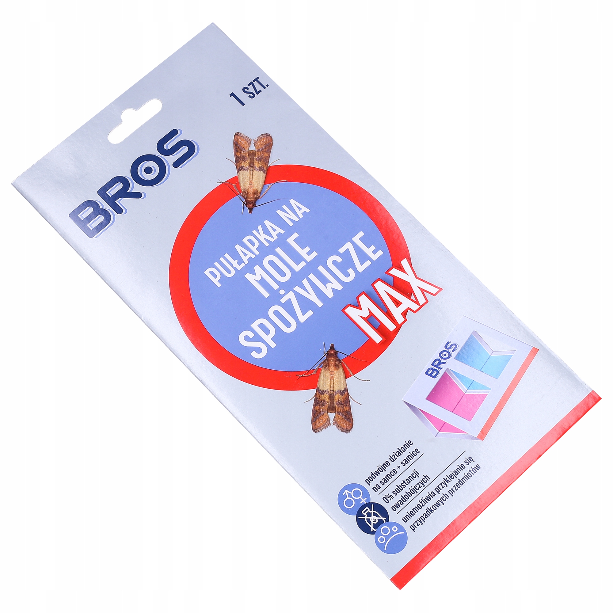BROS PUŁAPKA NA MOLE SPOŻYWCZE MAX LEP KLEJ