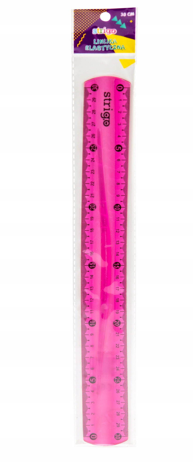 

Linijka Elastyczna Niełamliwa 30 CM Strigo Róż