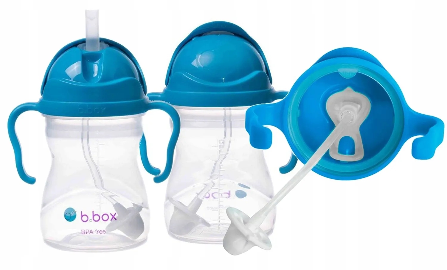 B.BOX INNOWACYJNY KUBEK BIDON Z OBCIĄŻONĄ SŁOMKĄ