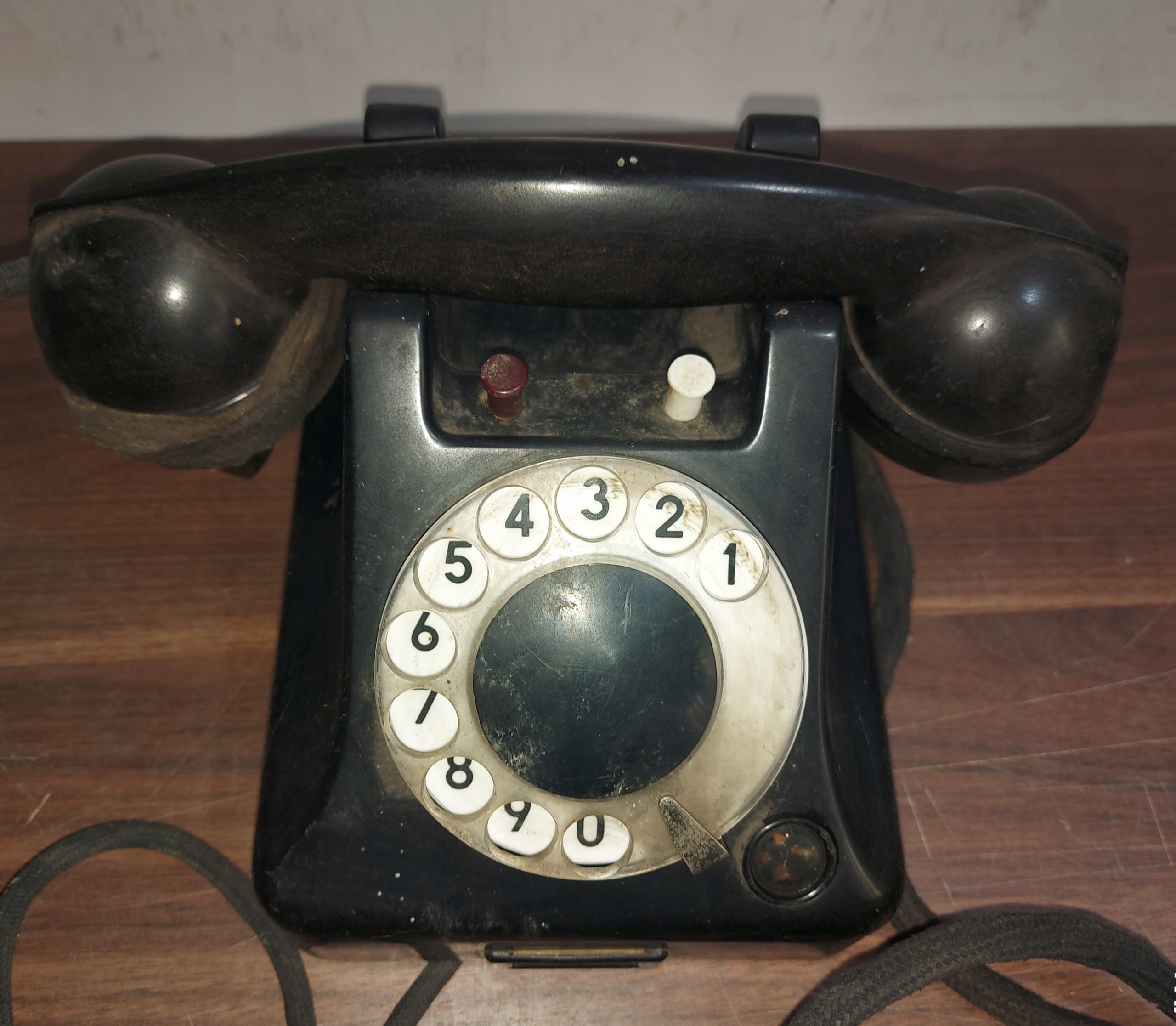 Polski telefon RWT CBG-55GD/II/A sekretarsko - dyrektorski Prl