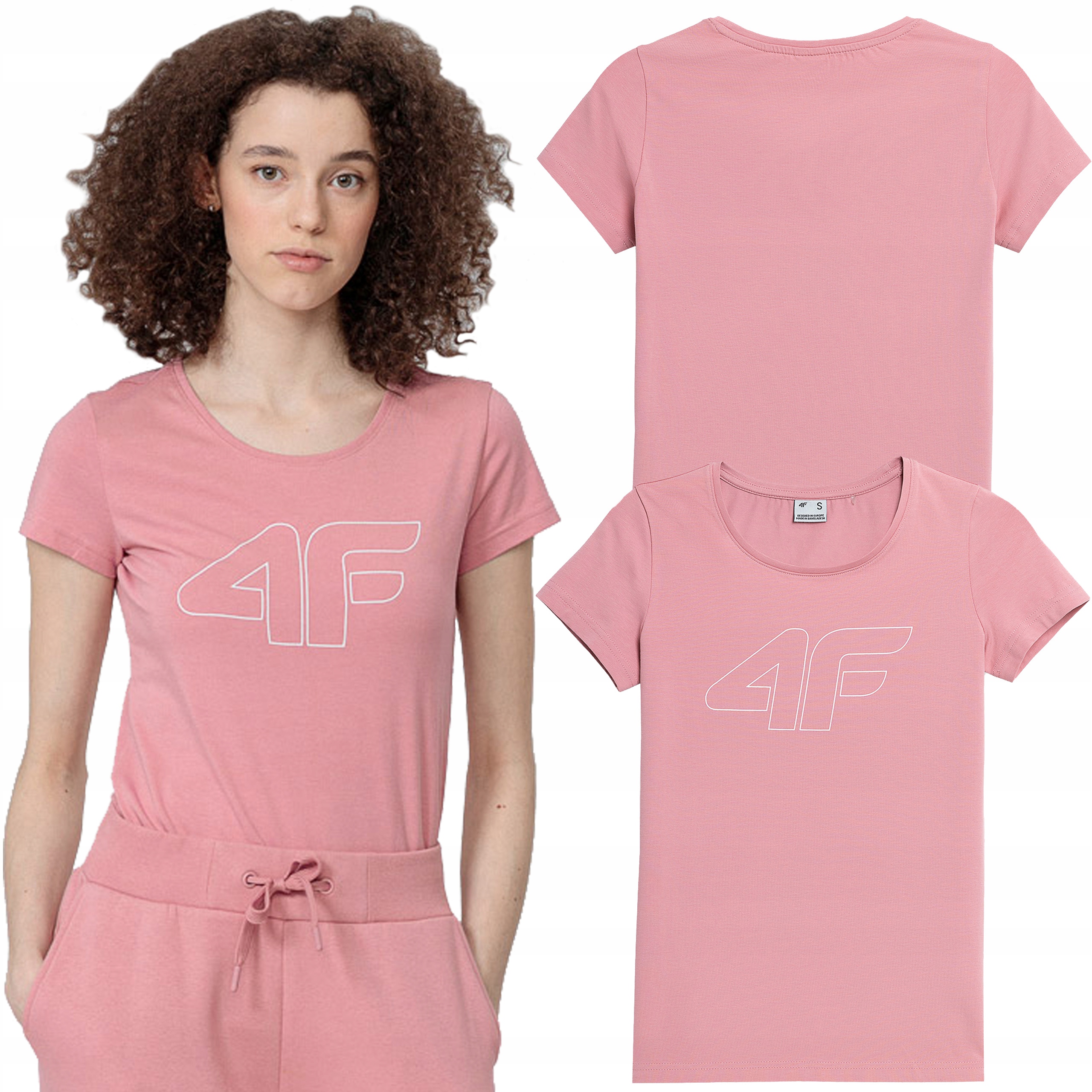 

Koszulka Damska 4F T-shirt Logo Bawełniana Limited