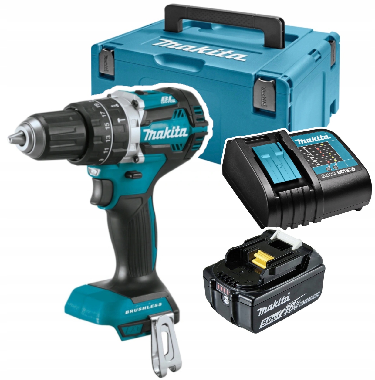 

Makita DHP484R1TJ 18V Wkrętarka akumulatorowe Lxt