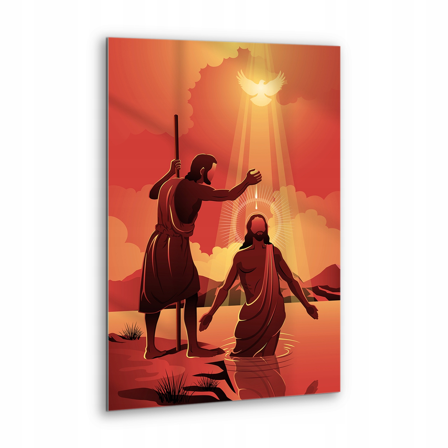 Obraz na skle Ježíš Jan Křtitel