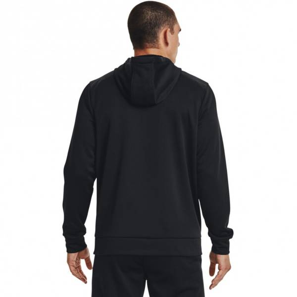 Under Armour Mikina Ua Armour Fleece Fz Hoodie-BLK černá