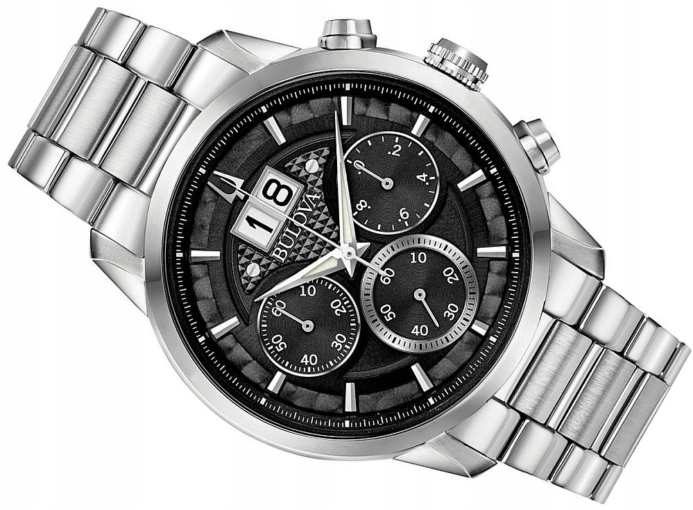 Pánské Hodinky Bulova 96B319 Sutton Chronograph Big Date Box