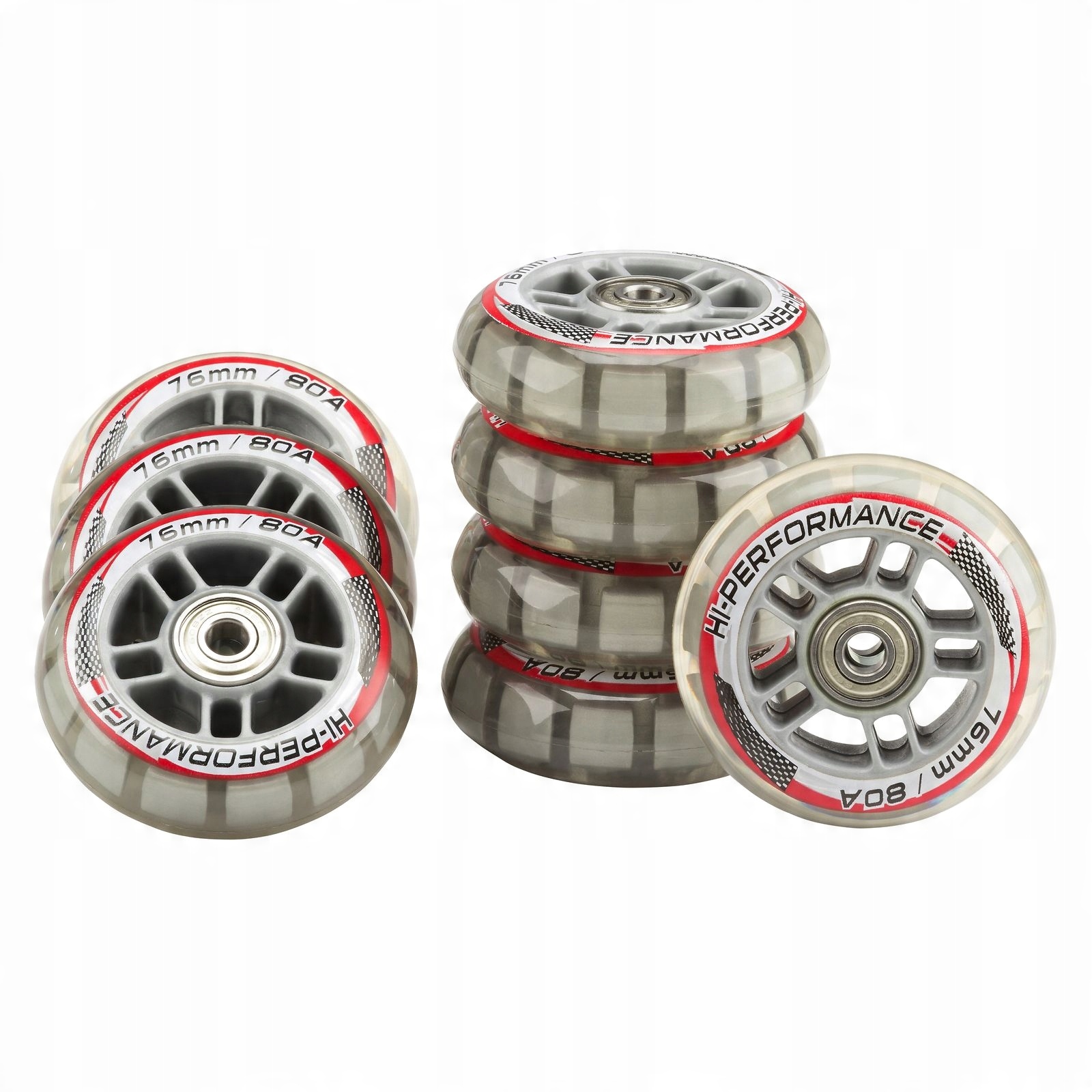 

Kółka Firefly zestaw 8 sztuk+łożyska r.80mm/80A