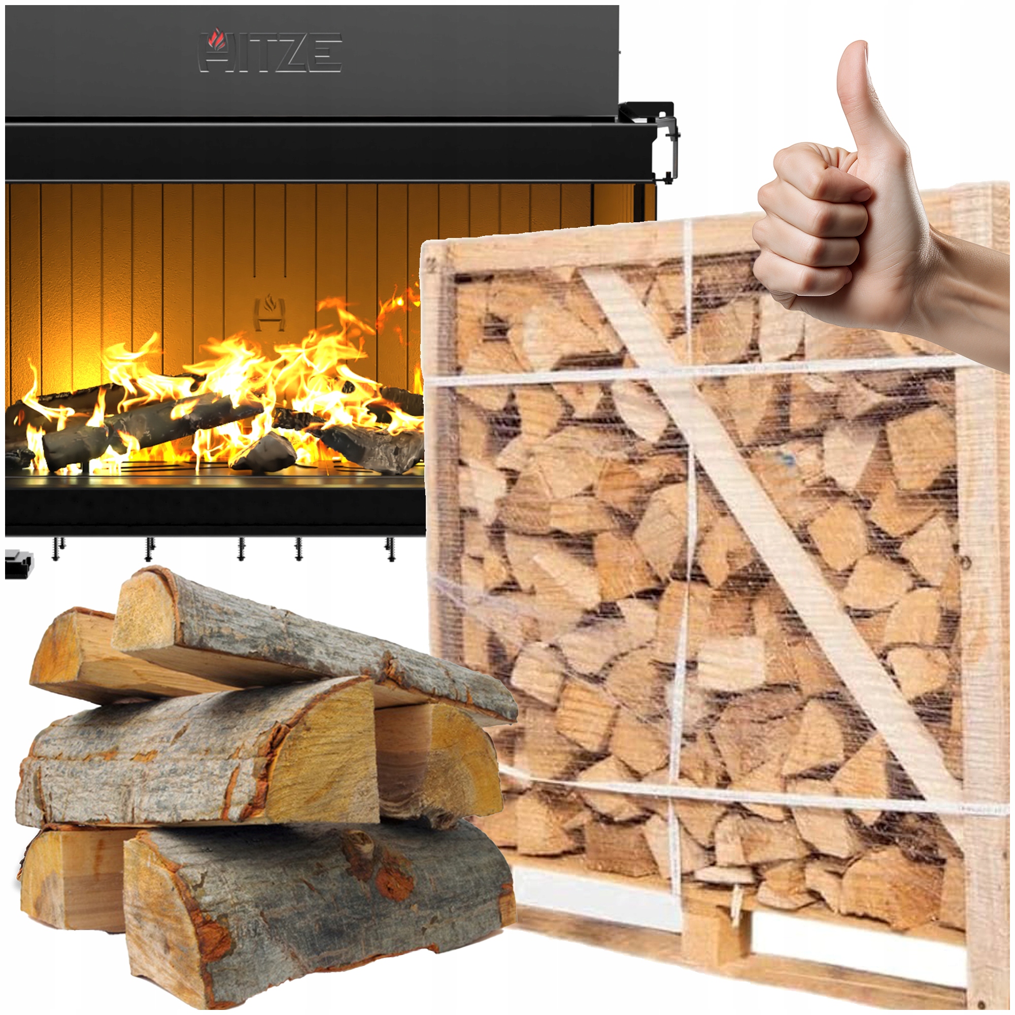 PALETA 1MP DREWNO DO KOMINKA KOMINKOWE OPAŁOWE DO GRILA WĘDZENIA, OPAŁ, BUK