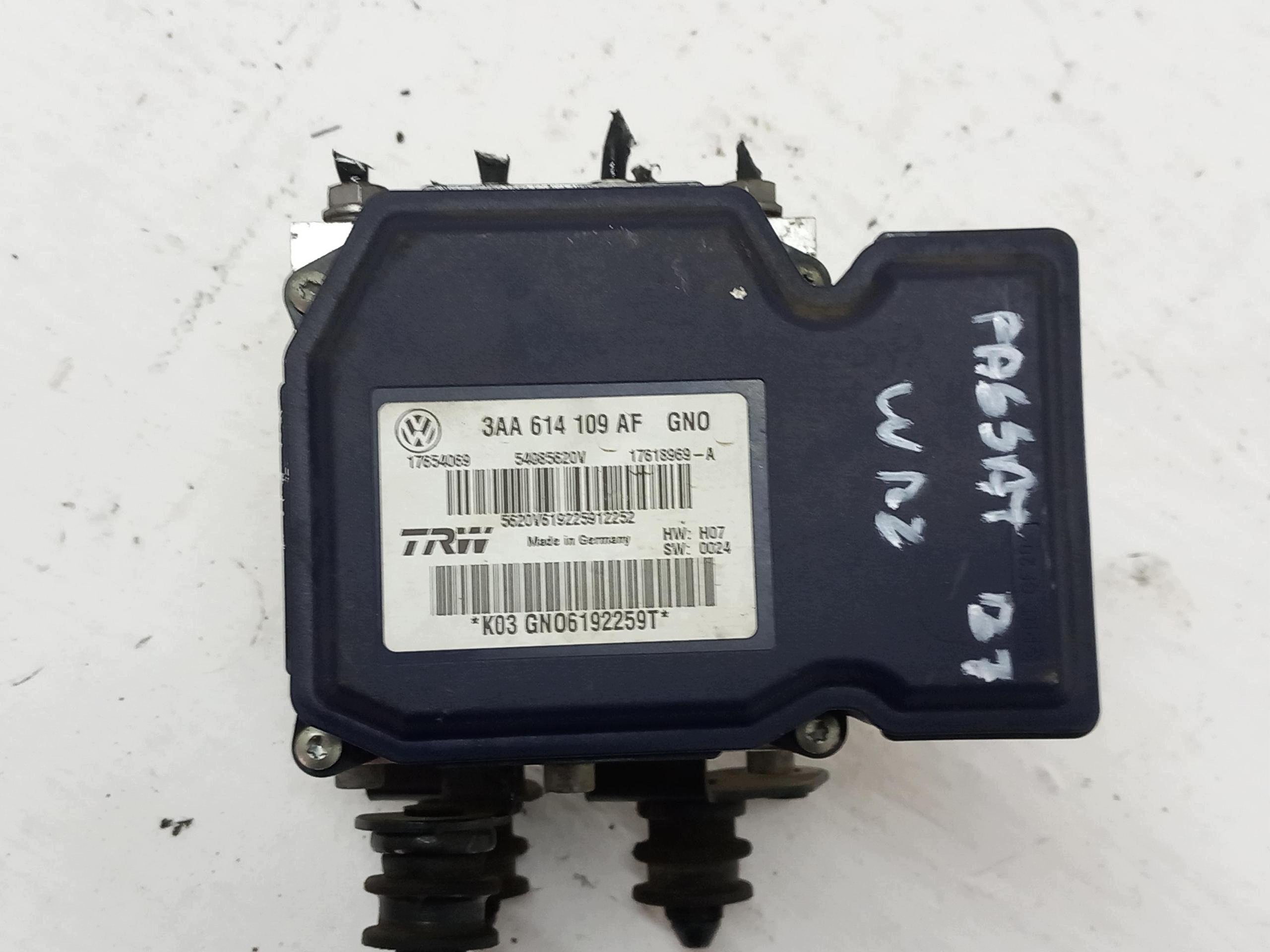 VW PASSAT B7 CC pump ABS ESP control unit AGREGAT 3AA614109AF OEM