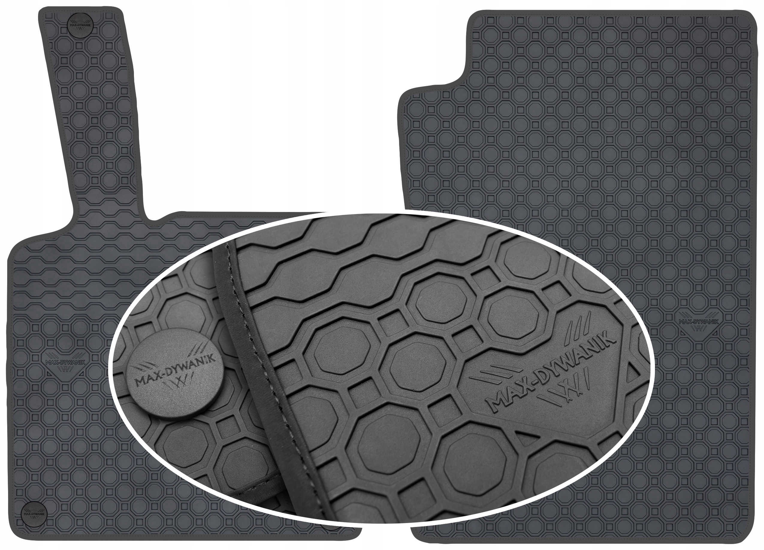 Smart Fortwo II 2007-2013 Koberce Černé