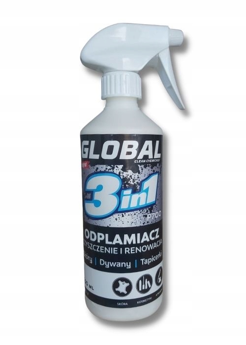 

Global 3in1 odplamiacz do skór, dywanów, tapicerki