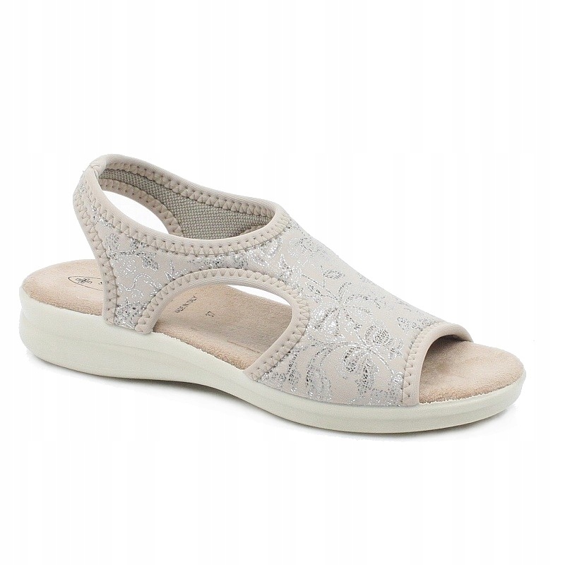 Sanital Flex 8056 Béžové Sandálky Streč vel. 37