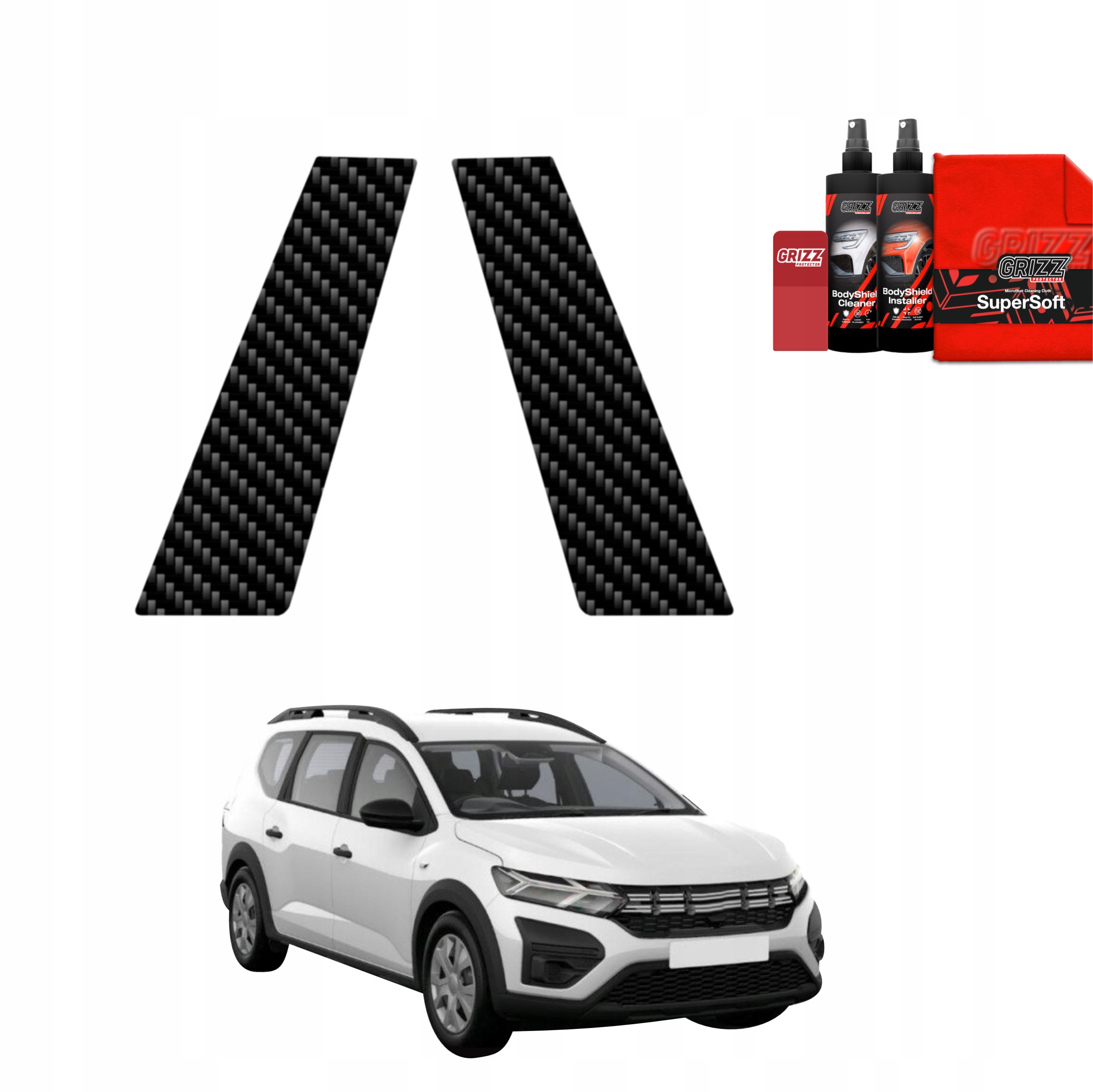 2v1 Fólie na sloupky pro Dacia Jogger (2022-2025)