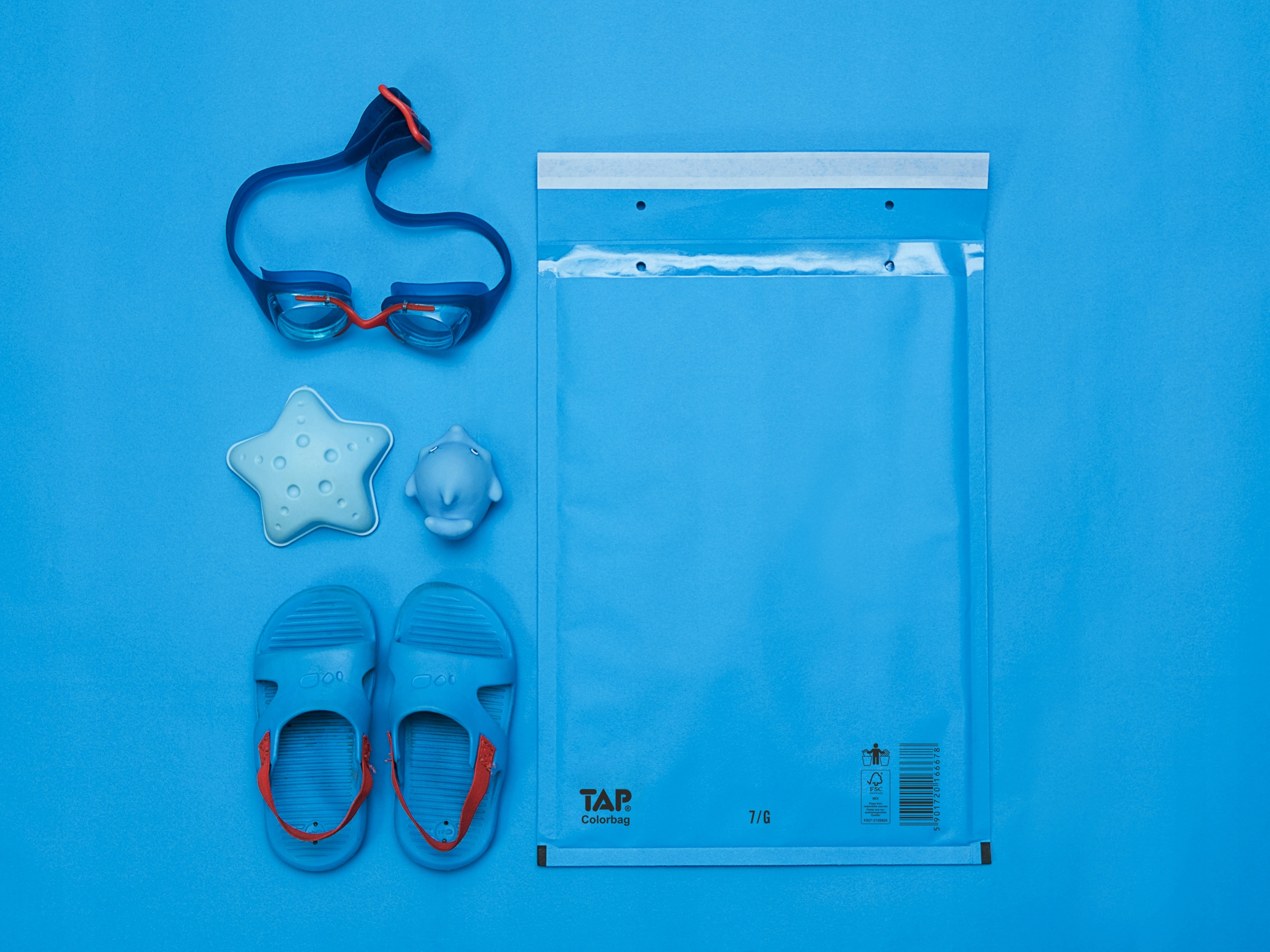 Koperty Bąbelkowe 17/7/G BLUE TAP Colorbag 100szt. Format G17