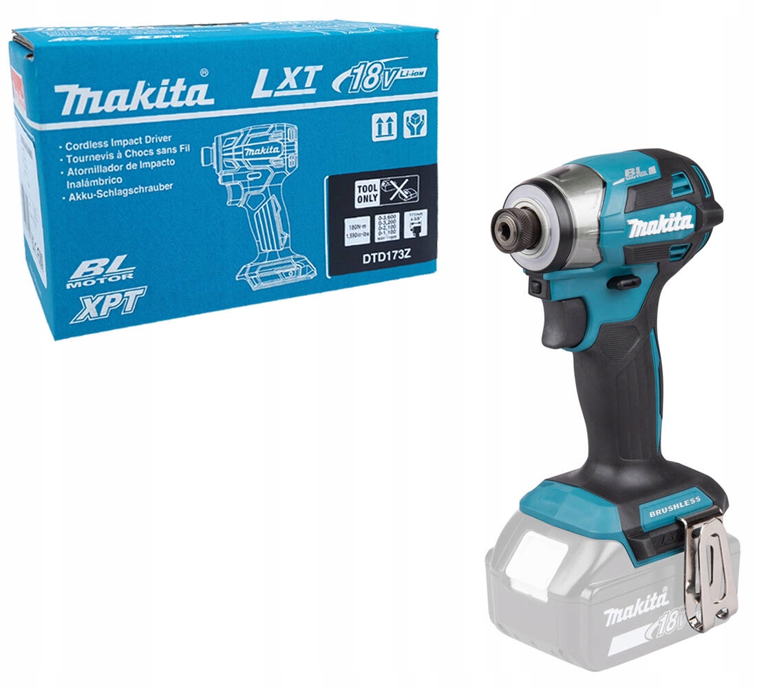 Makita Zakrętarka udarowa klucz udarowy 1/4" 18V 180Nm DTD173Z Makita Pl