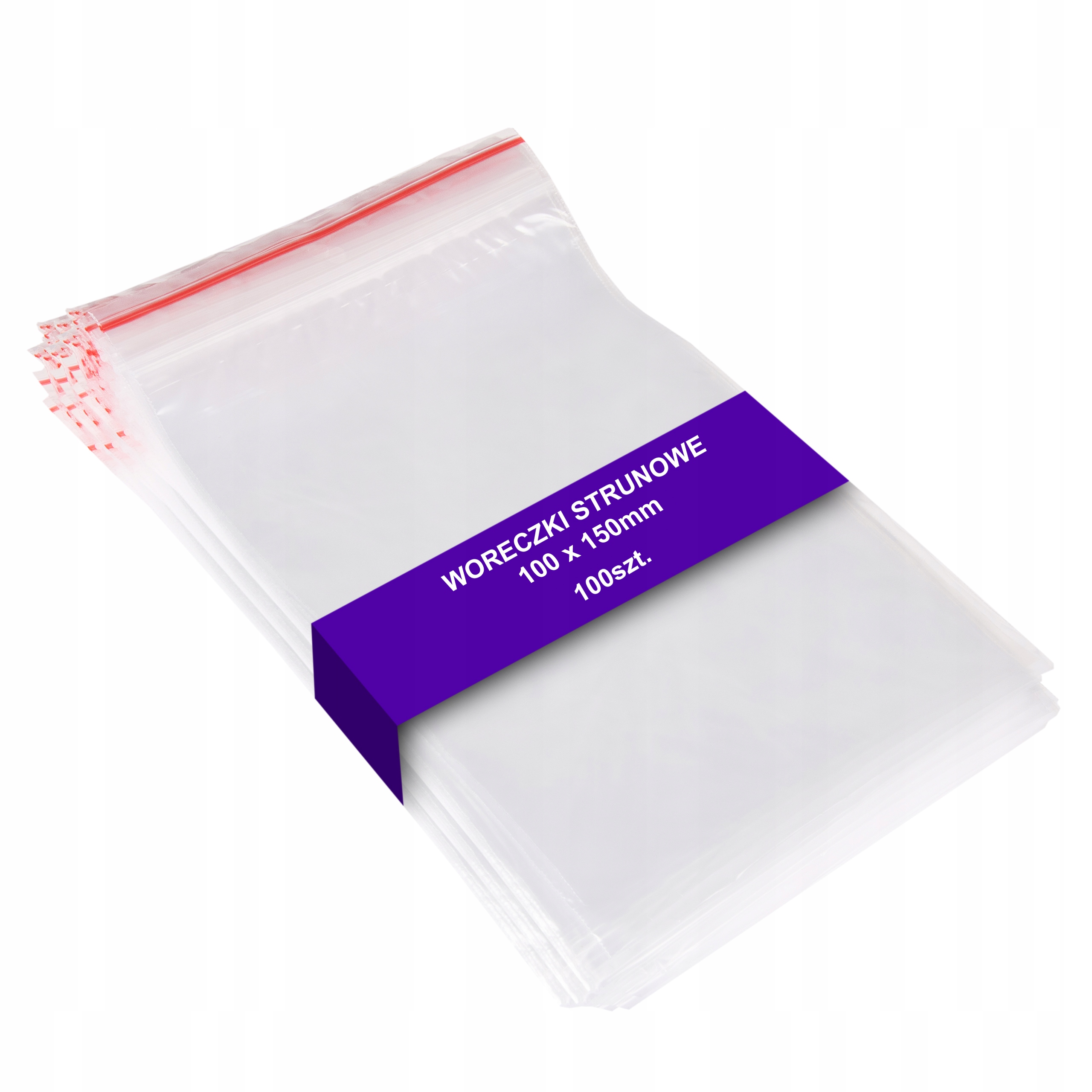 

Woreczki Torebki Strunowe 100x150mm 10x15cm 100szt