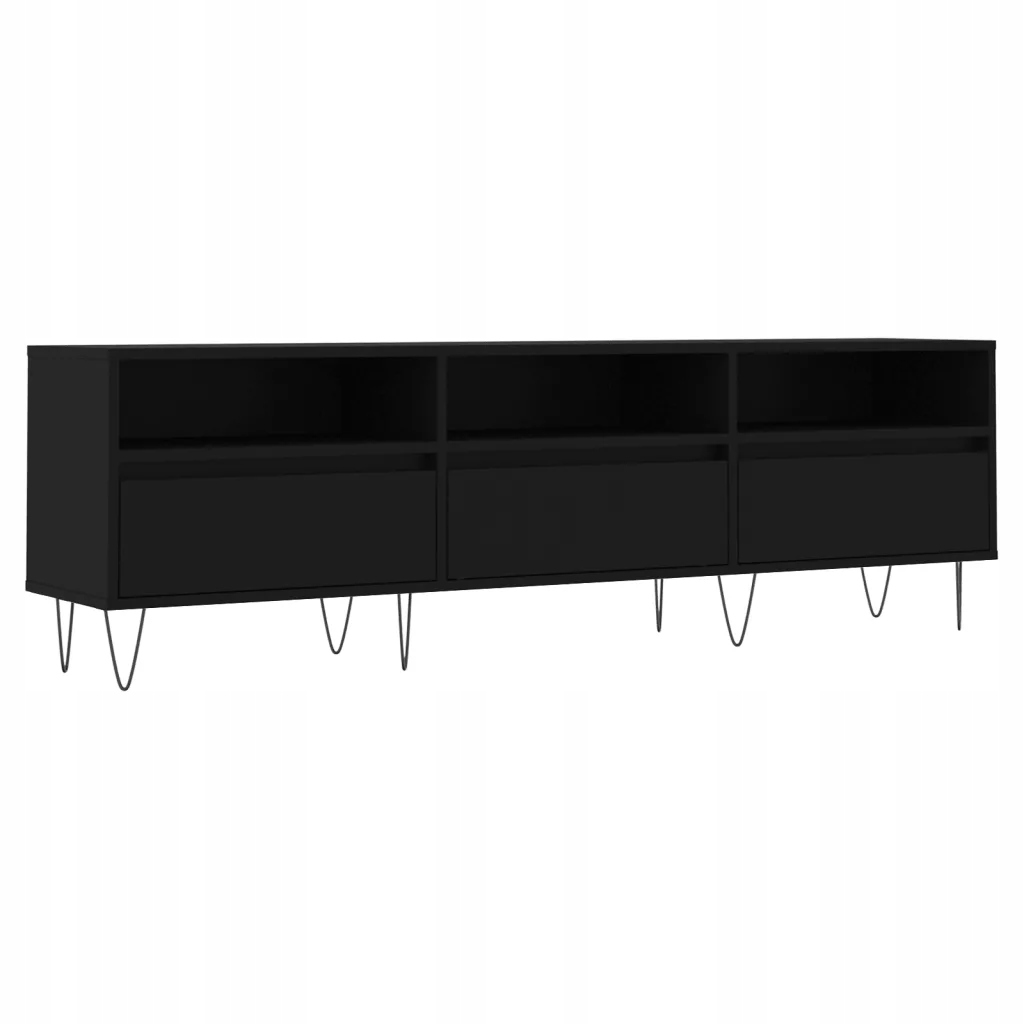 Szafka pod Tv 150x30x44,5cm, czarna