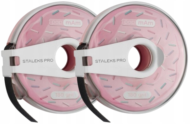 2x Staleks Brusná páska Papmam Expert 180 Grit v plastové krabičce