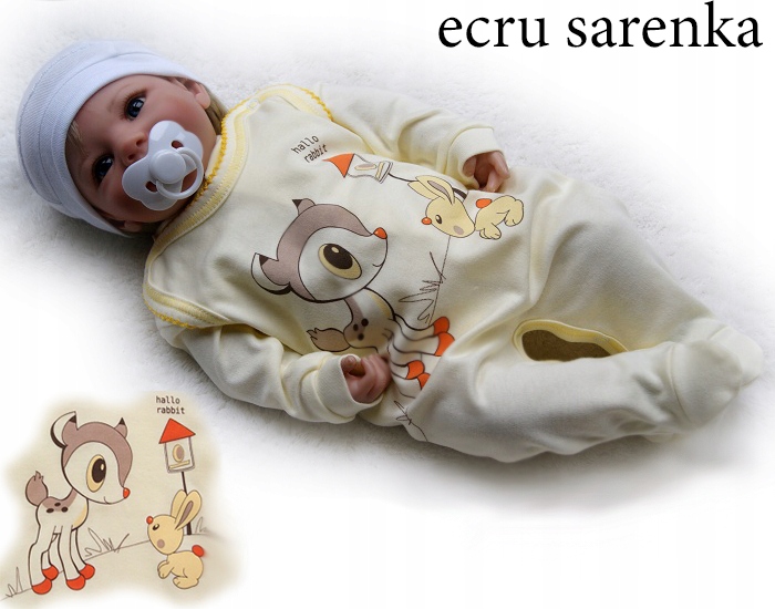 

Śpioszki śpiochy bawełniane pajacyk 74 rozpinane