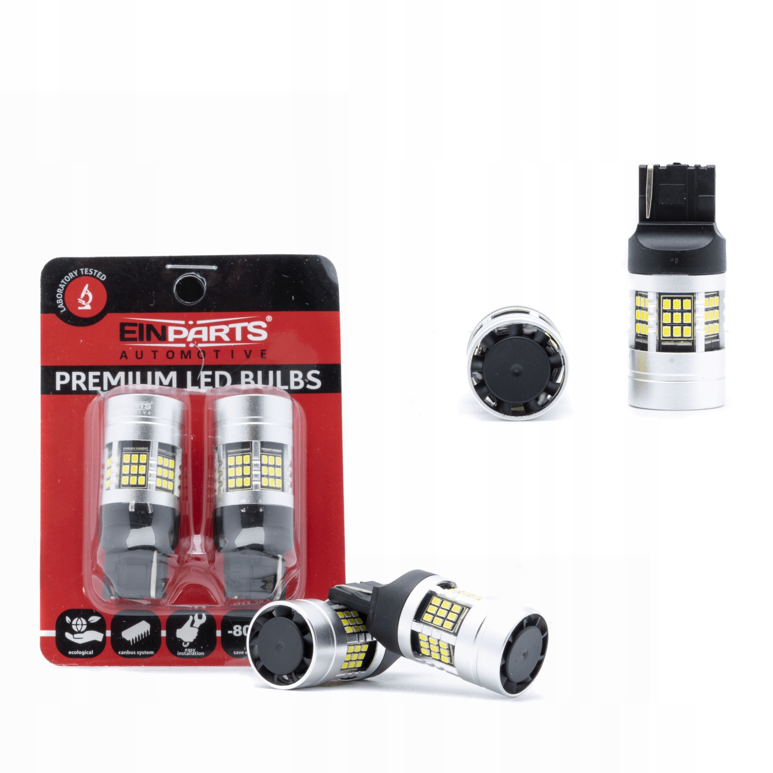 Led Žárovky W21W 6000K 54x Smd 2016 12V Canbus
