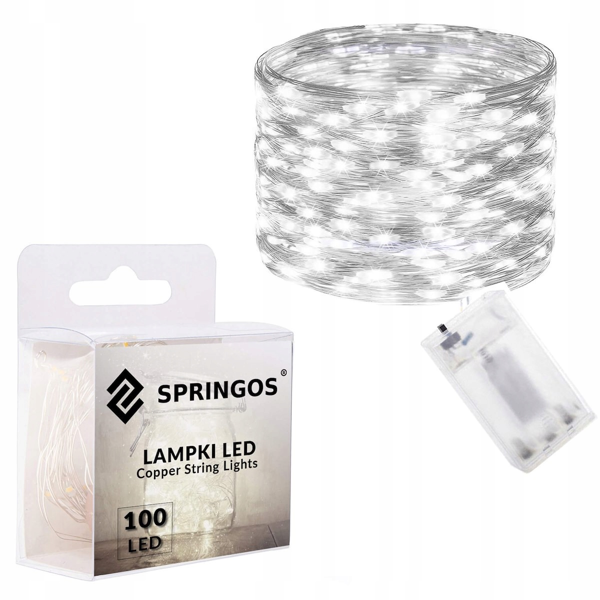 

Lampki 100 Led Na Choinkę Druciki Mikro 100LED